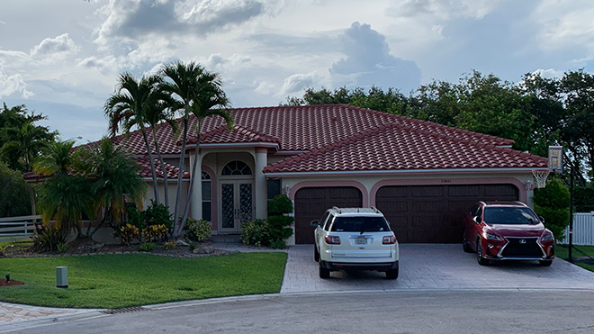 Image of a Boral roof home in Coral Springs, FL