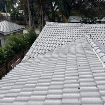 completed roof repair on a Broward County home by Tiger Team Roofing